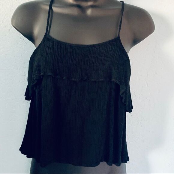 Full tilt black crop top Size Medium - Picture 1 of 8